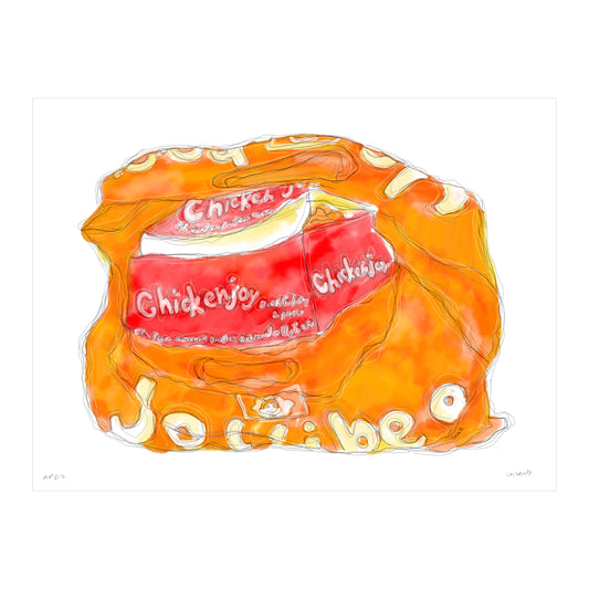Jollibee Chicken Joy vintage box with Plastic bag