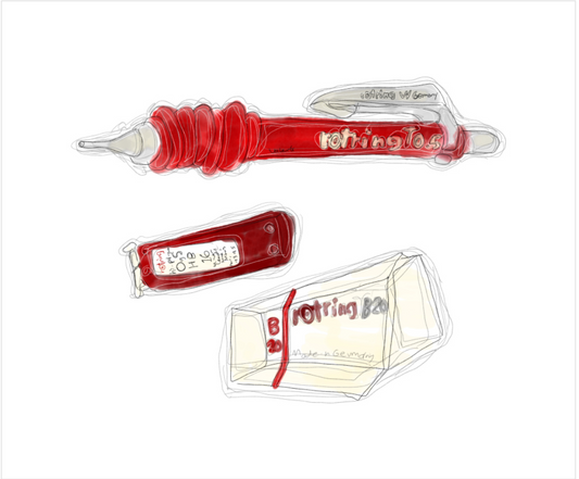 Rotring TIkky Gen 1 with Lead and Eraser