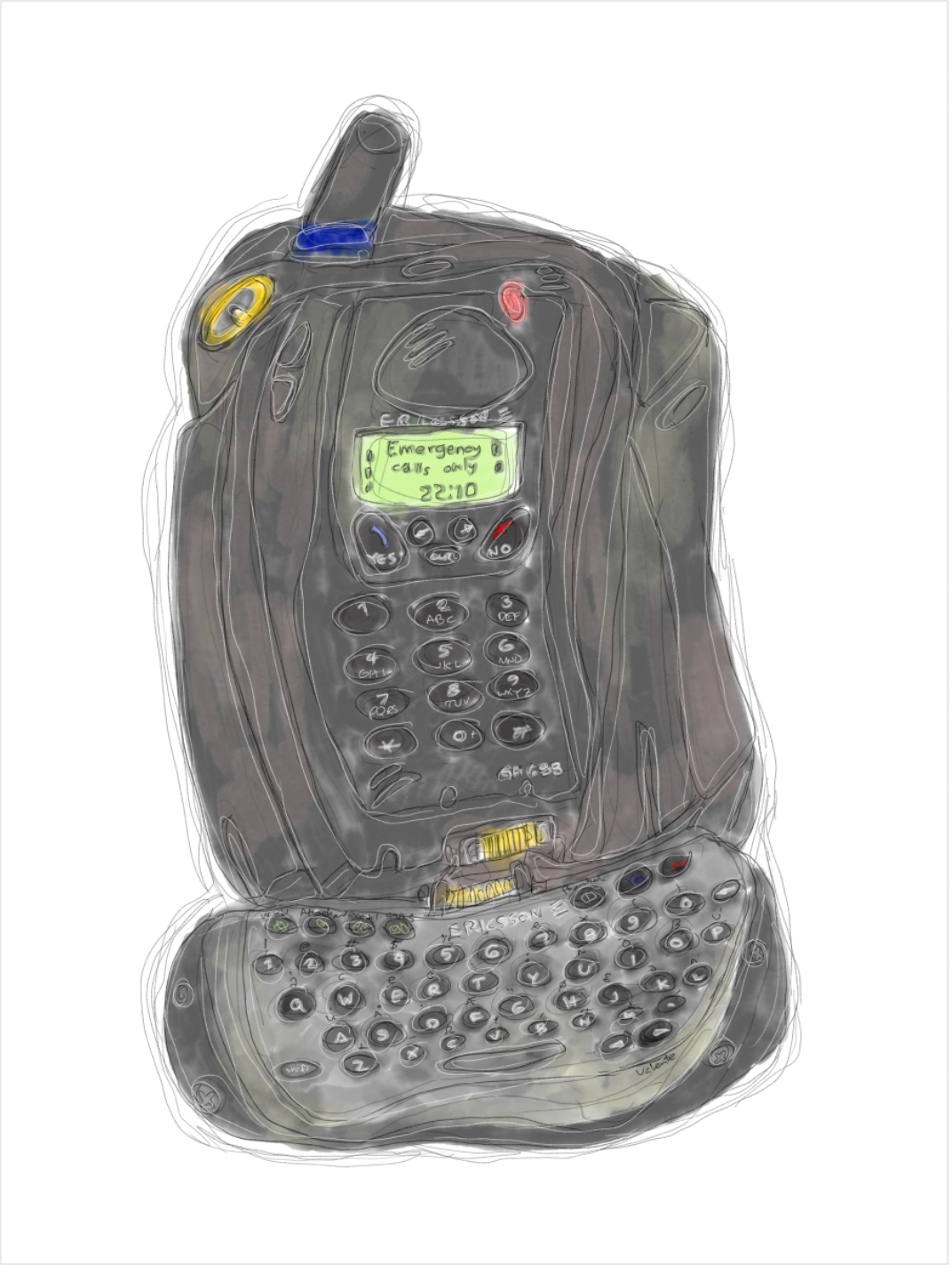 Ericsson GH688 with Keyboard